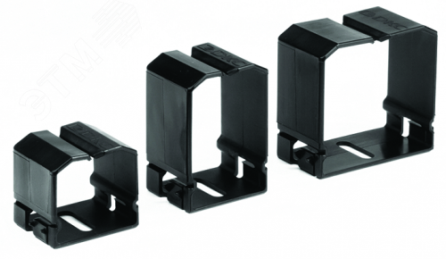 Кабельные кольца CL пластиковые 40x40, 6 шт. черные R5ITCL4040