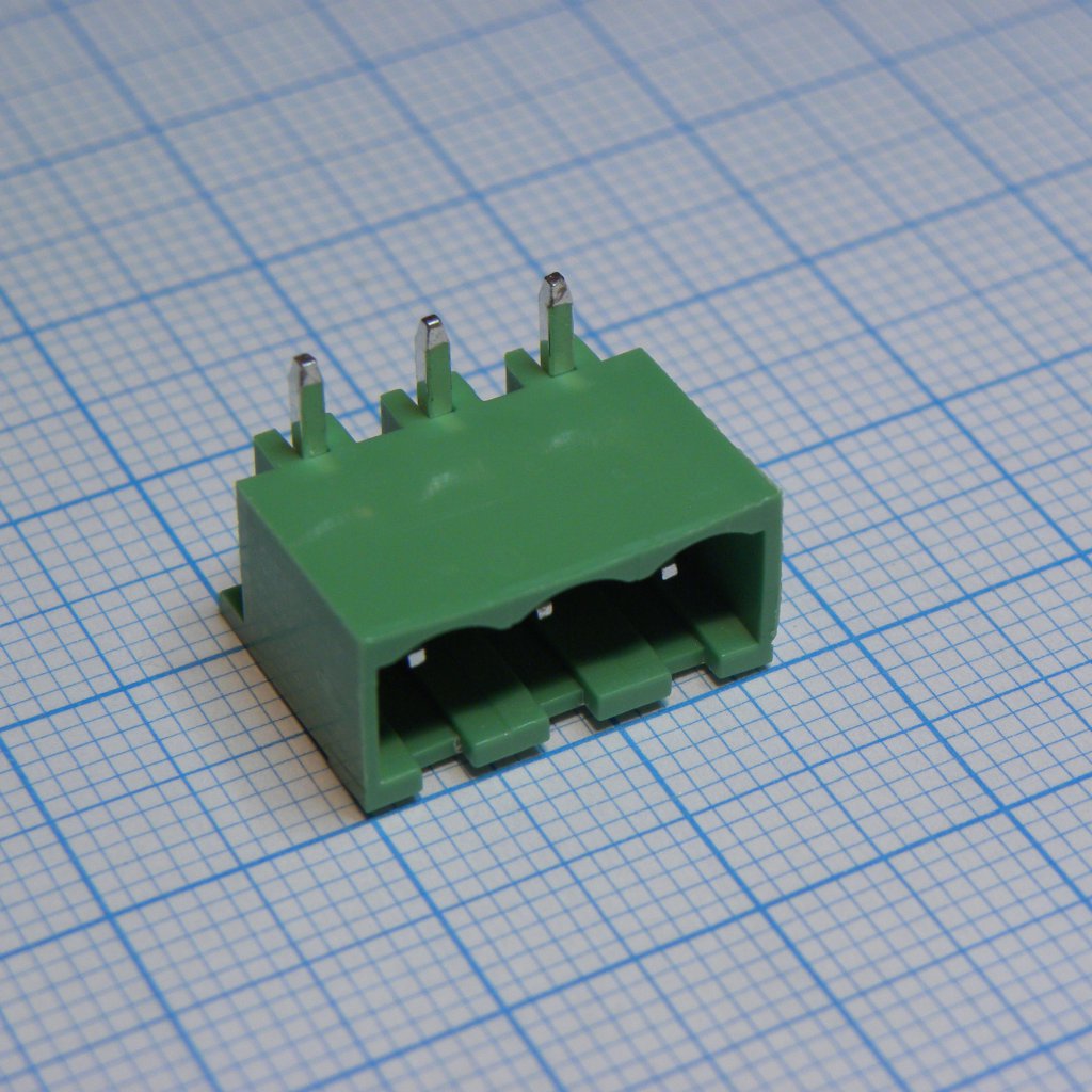2EDGRC-5.08-03P-14-00A(H) - Разъемный клеммный блок на плату, 3 контактов. Серия 2EDGRC-5.08