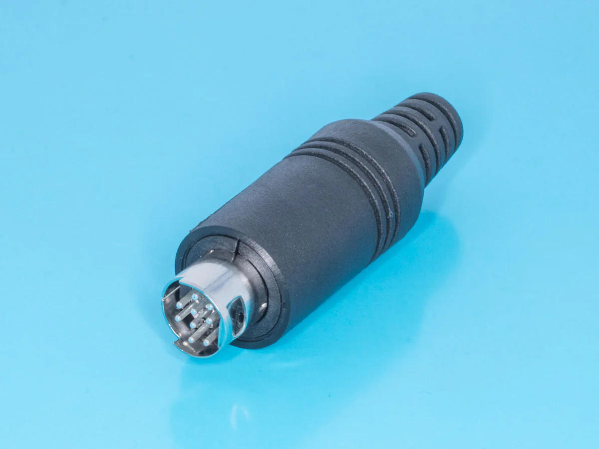 MDN-9M - Вилка mini DIN 9 контактов на кабель