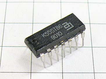 Микросхема К555ТВ6