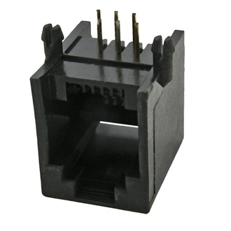 TJ6P6C - Разъем RJ TJ6P6C, под пайку