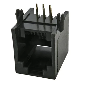 TJ6P6C - Разъем RJ TJ6P6C, под пайку