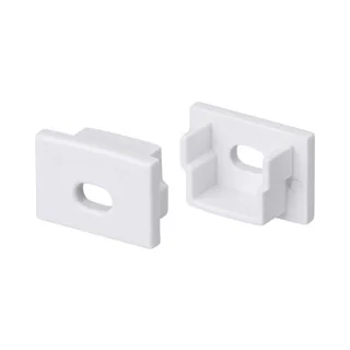 Заглушка ARH-DECORE-S12-LINE-EDGE с отверстием 023896 - Заглушка с отверстием для профиля ARH-DECORE-S12-LINE-EDGE. Пластик, цвет - белый. Цена за шт.