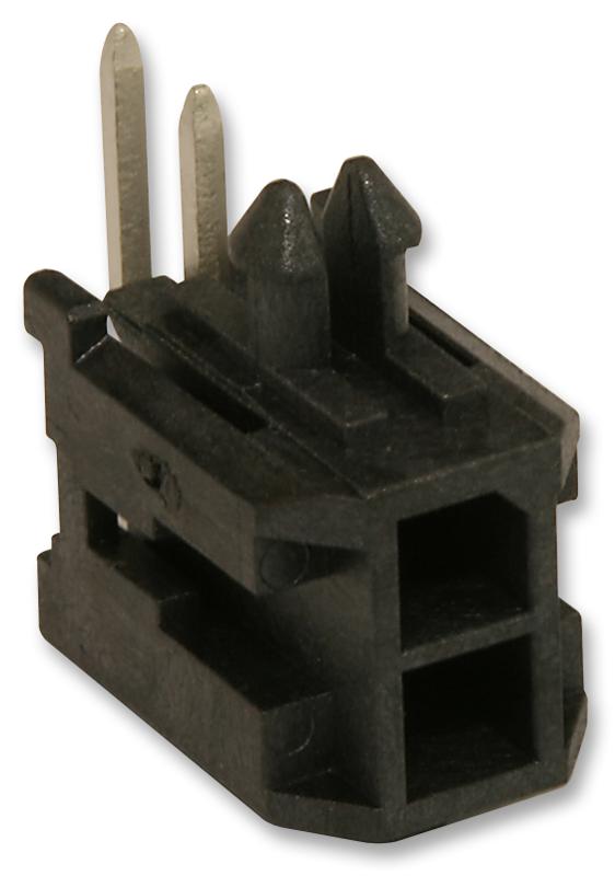 430450202 - Соединитель (4 стороны) HDR 2 контакта шаг 3мм угловой монтаж вотверстие серия Mcro-Fit 3.0 лоток