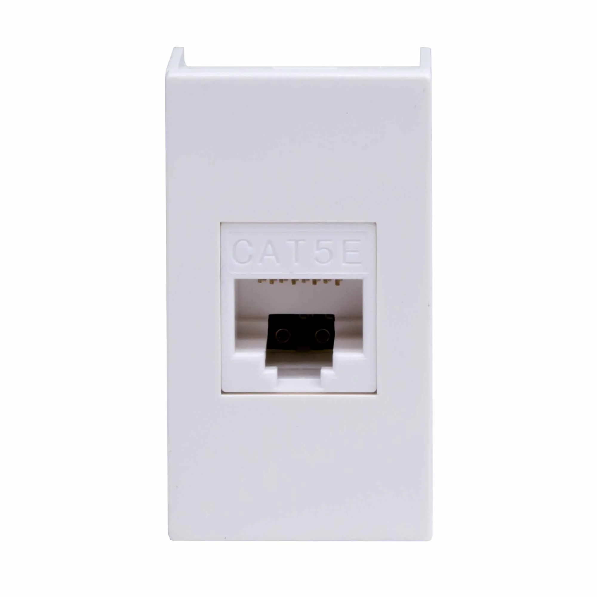 VIVA Розетка компьютерная RJ45 1 модуль категория 5е белая