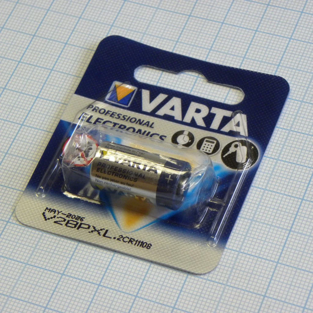 Батарея 2CR1/3N  Varta (V28PXL) - Элемент питания литиевый