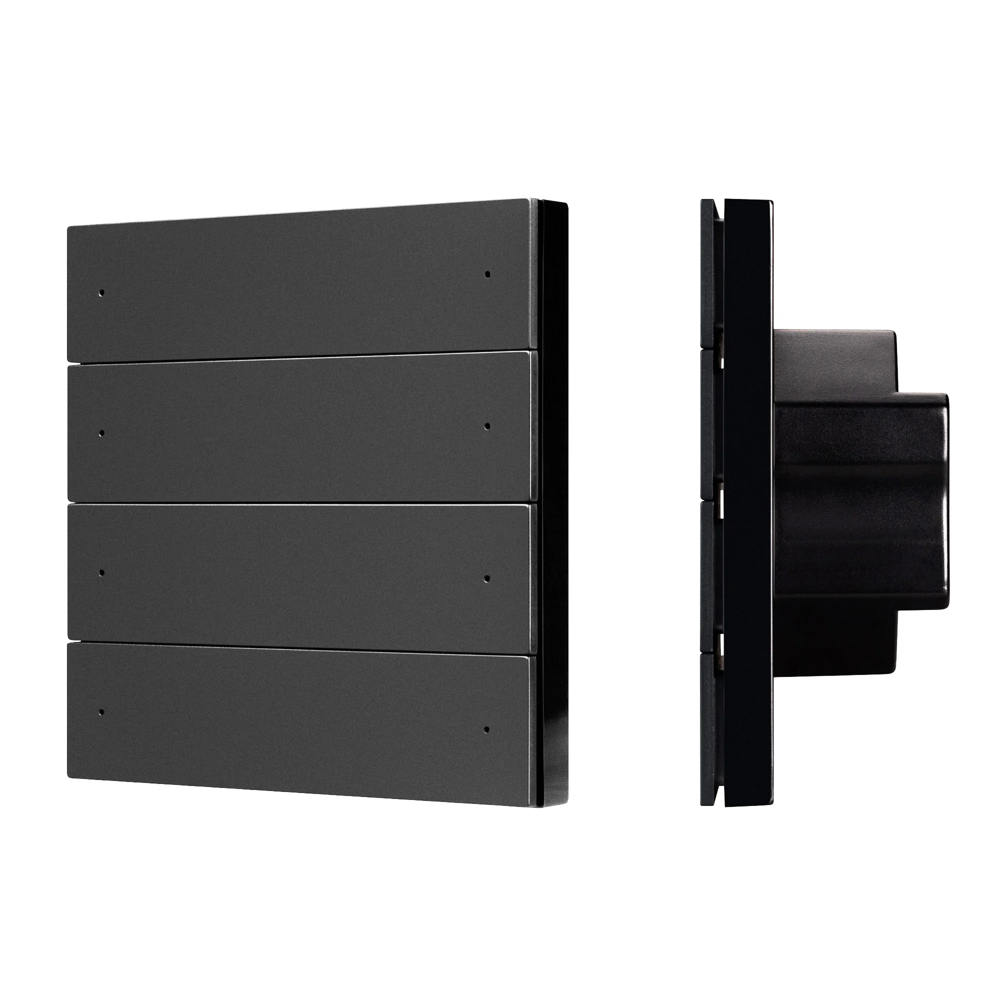 Панель кнопочная SMART-DMX512-801-22-8G-8SC-DIM-IN Black 230V, 2.4G IARL, IP20 пластик, 5 лет