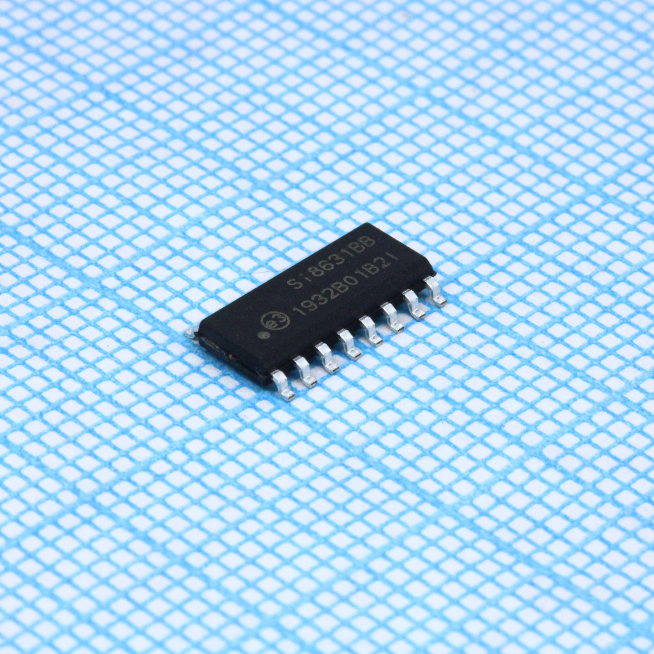 SI8631BB-B-ISR - Цифровой изолятор 2.5кВ общего применения 16SOIC