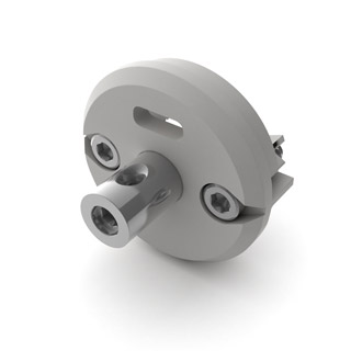 Заглушка ROUND-D30-DUAL с втулкой и отверстием 029216 - Заглушка для профиля ROUND-D30-DUAL с втулкой для крепления (на трос или пруток) и отверстием для кабеля. В пакете 1 штука, цена за пакет.  Не для подключения электричества.
