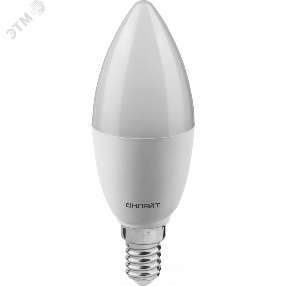 Лампа светодиодная 12вт OLL-C37-12-230-6.5K-E14-FR 26073