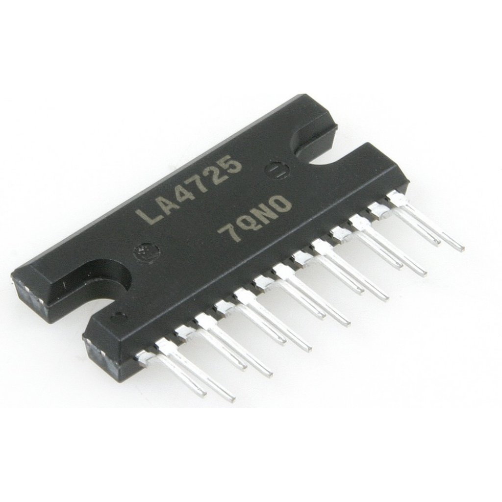 LA4725 - УHЧ 2x20Вт (14.4В/4 Ом), мАx 2x30Вт 40дБ