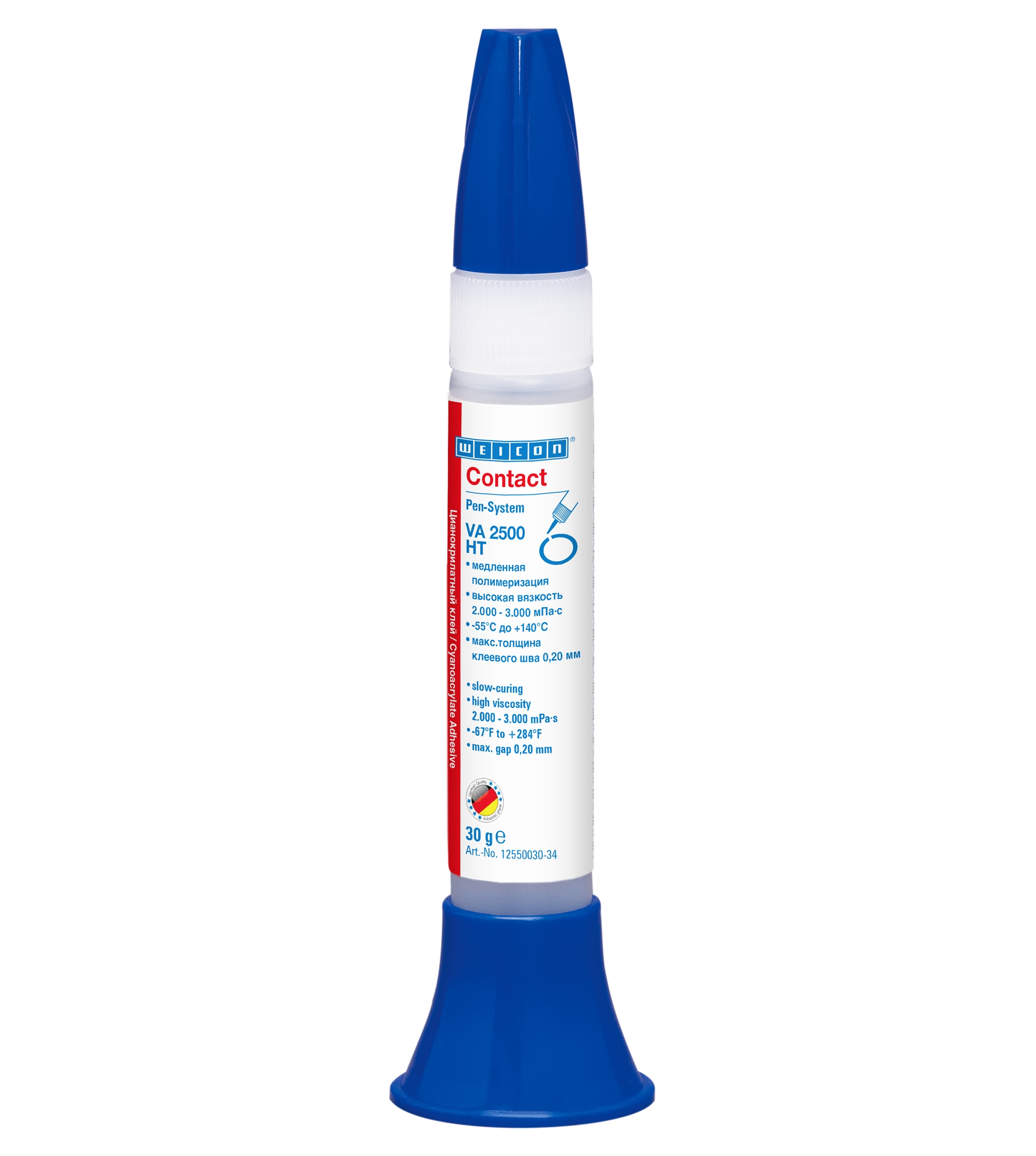 wcn12550030 - 10016398 WEICON Contact VA 2500 HT Цианоакрилатный клей (30 г)
