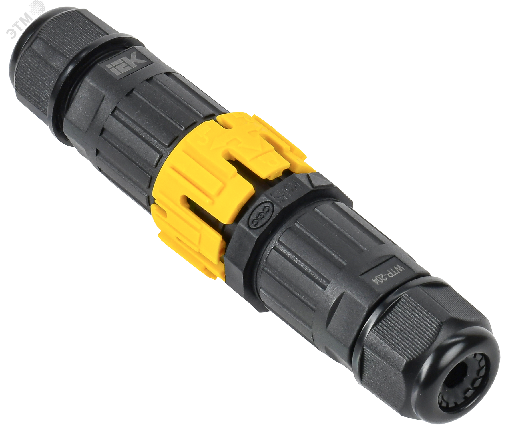 Коннектор кабельный герметичный WTP-204 3 PIN IP68 UWC30-I-020-3-68