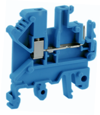 Клемма для внешн. разъема UKJ-2.5V/5.08(BU) - Клемма для подключения внешнего разъема, шаг 5,08 мм, тип фиксации провода: винтовой, номинальное сечение: 2,5 мм кв., 12A, 250V, ширина: 5,08 мм, цвет: синий, тип монтажа: DIN 35