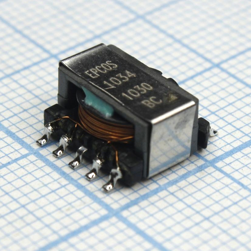 B78334B1034A003 - Трансформатор на сердечнике ER11, 4 обмотки 1:1:1:1, для DC/DC преобразователей