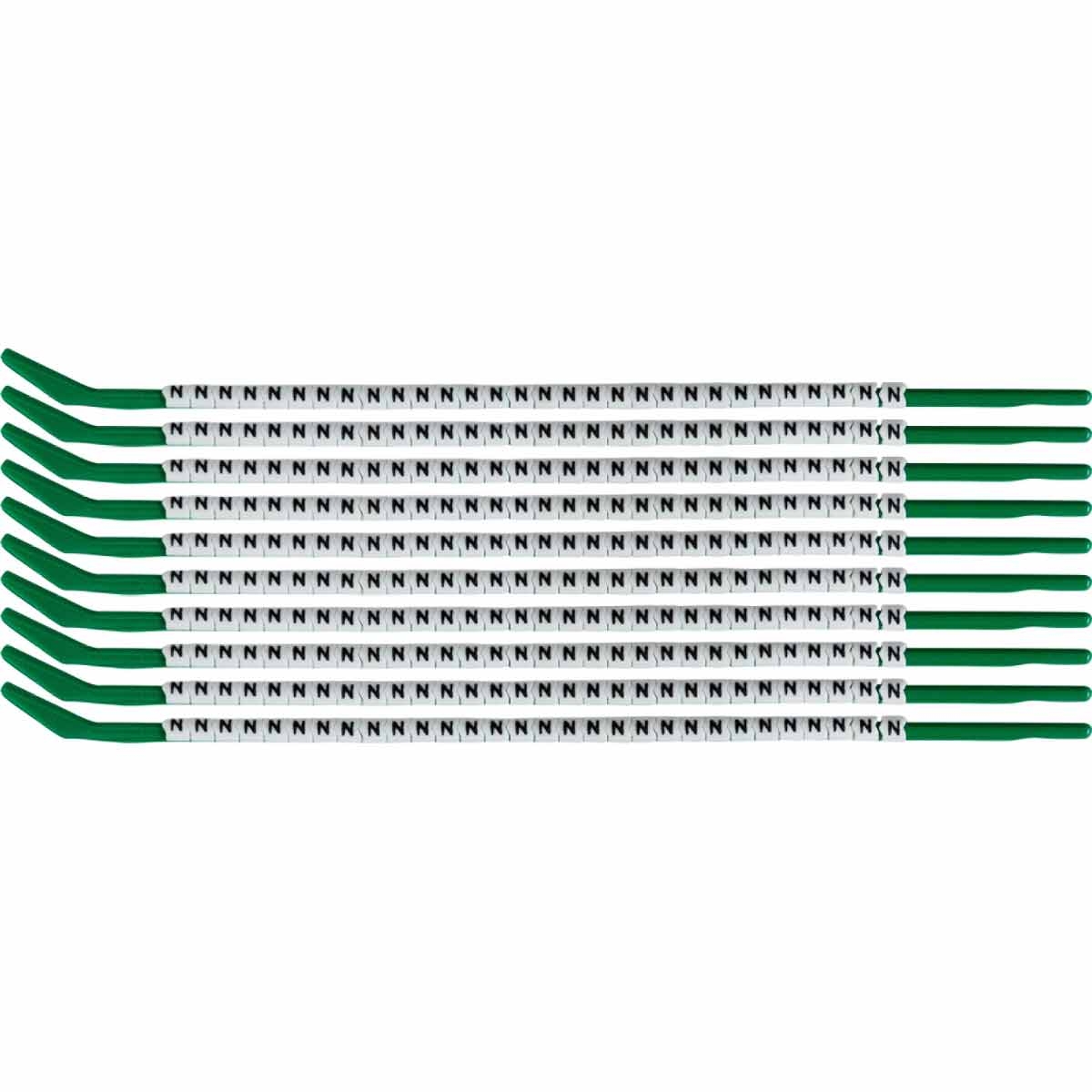 brd313173 - SCN-09-N  клипсы, легенда "N", нейлон, для провода диаметром 2.5-3.0мм, 300 шт. в упак.