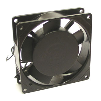 RQA 9225HSL 220VAC - Вентилятор 220В AC, 2300об/мин., 92x92х25мм, 48м3/час, 25дБ, подшипник скольжения, тип вывода - провод