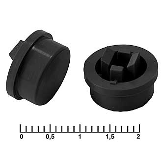 A24 BLACK - Колпачок для кнопок A24, чёрный