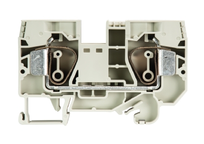 Клемма WKFN 16/35 - Проходная клемма, тип фиксации провода: пружинный, номинальное сечение: 16 мм кв., 76A, 800V, ширина: 12 мм, цвет: серый, тип монтажа: DIN 35