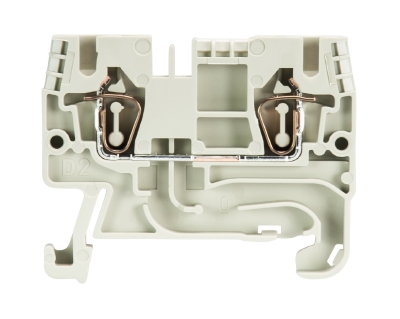 Клемма WKFN 2,5/35 - Проходная клемма, тип фиксации провода: пружинный, номинальное сечение: 2,5 мм кв., 24А, 800V, ширина: 5 мм, цвет: серый, тип монтажа: DIN 35
