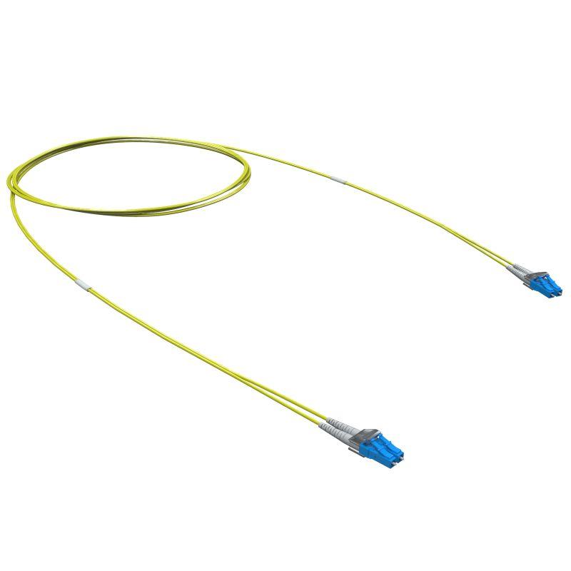 Оптический коммутационный шнур Duplex LC/UPC-LC/UPC, 9/125 (OS2), 1 м RNPC9DLULU1