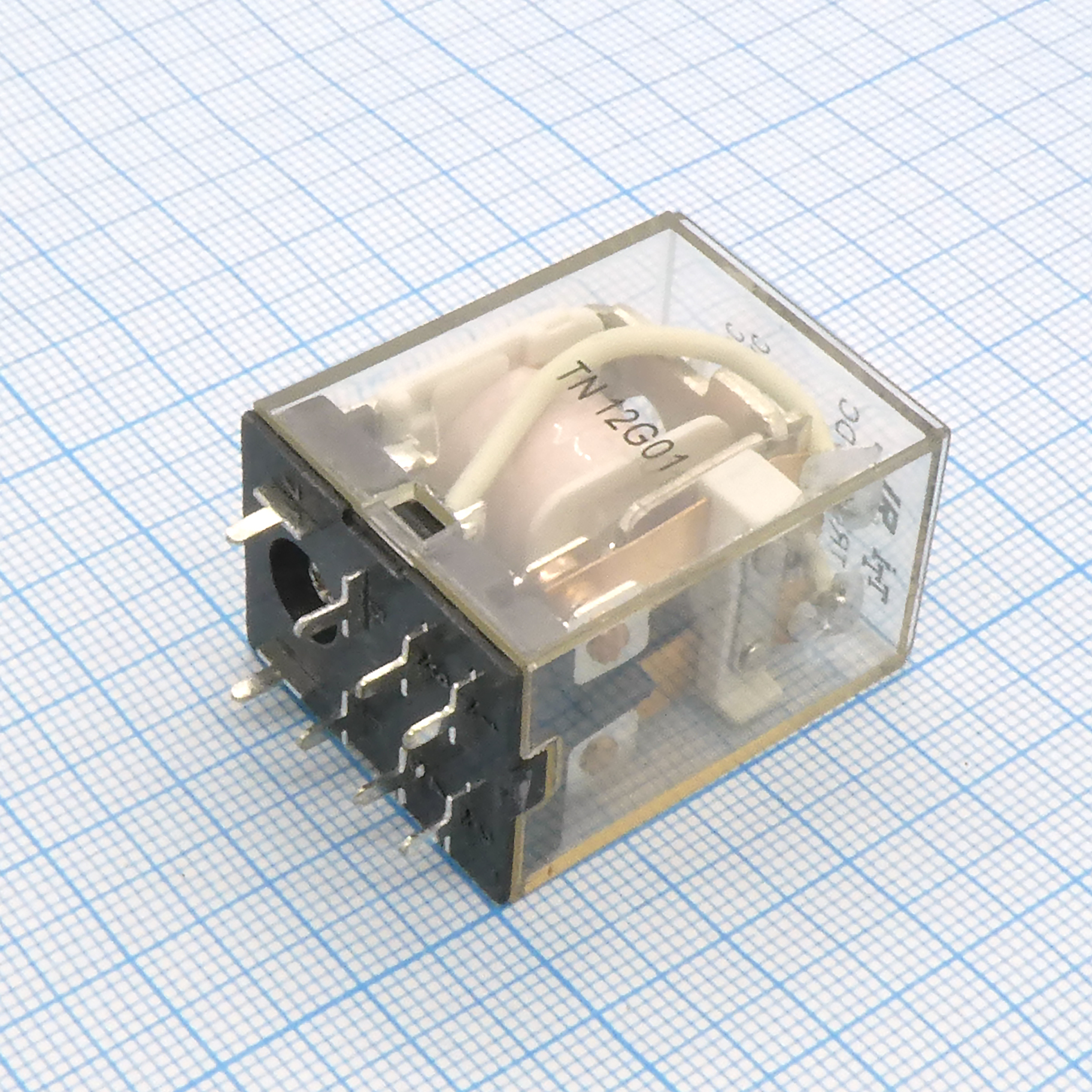 TRL-24VDC-P-2C - Реле силовое 24VDC, 10A, 2 переключения, в плату