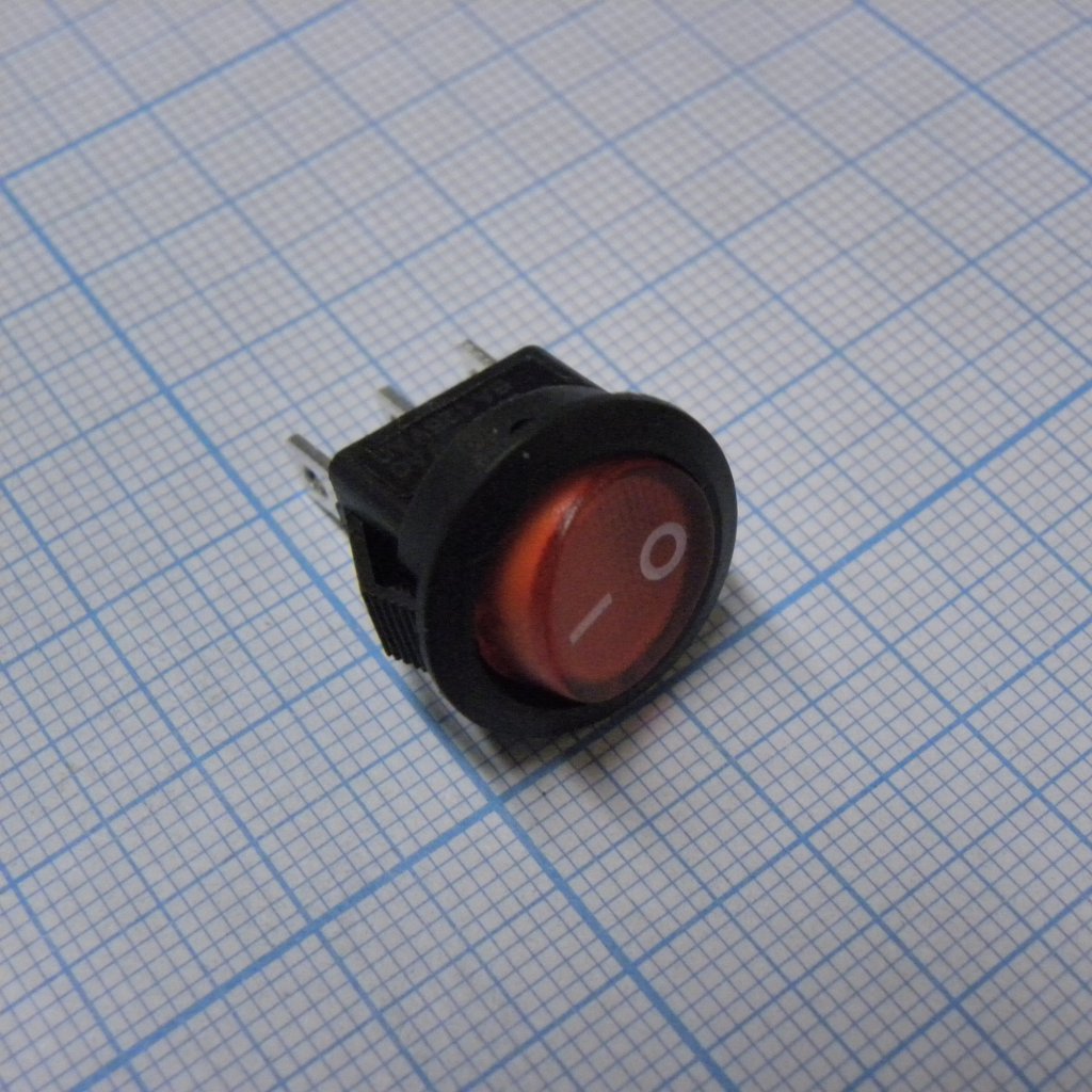 SWSMRS-102-2-C3-R/B - переключатель клавишный