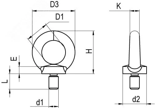 Рым-болт M12 CM610064