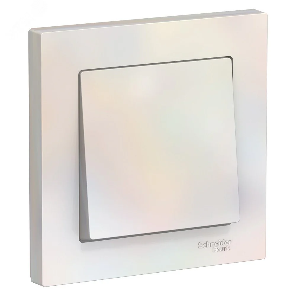 Выключатель 1-кл. СП AtlasDesign 10А IP20 (сх. 1) 10AX в сборе жемчуж. SE ATN000412