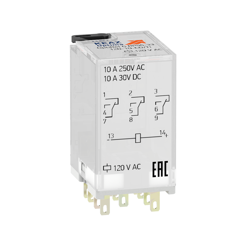 Реле промежуточное OptiRel G RP55-33-48D-10-CO КЭАЗ 281095