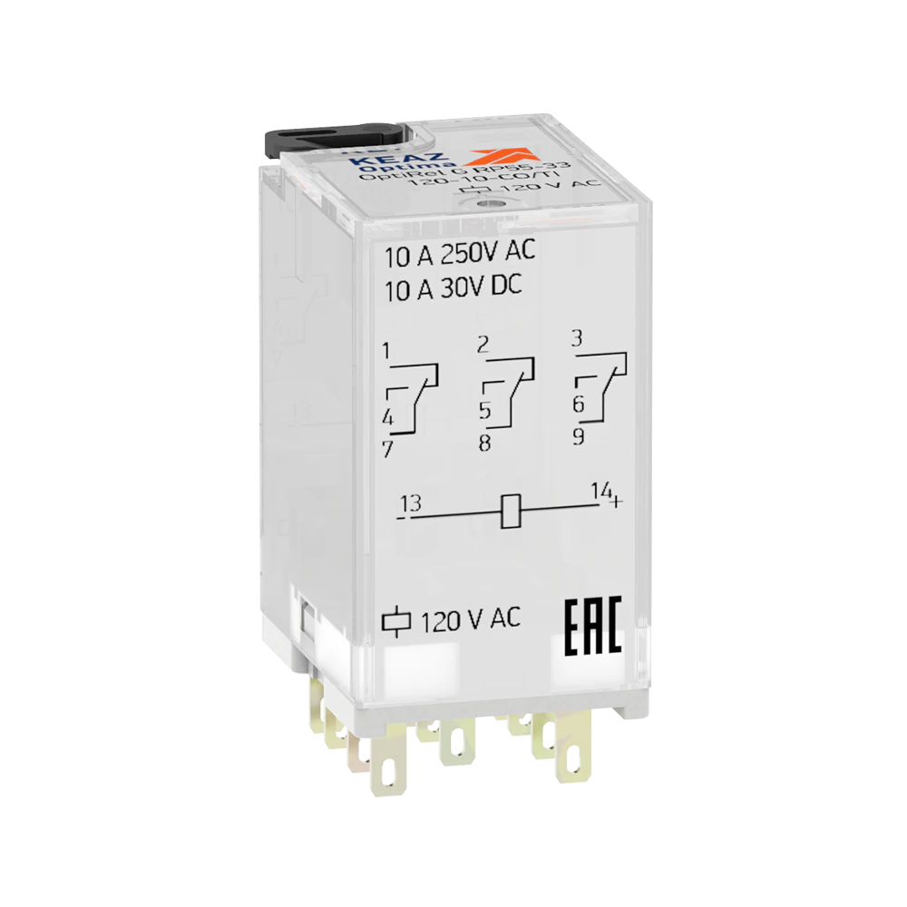 Реле промежуточное OptiRel G RP55-33-240-10-CO/L КЭАЗ 281088
