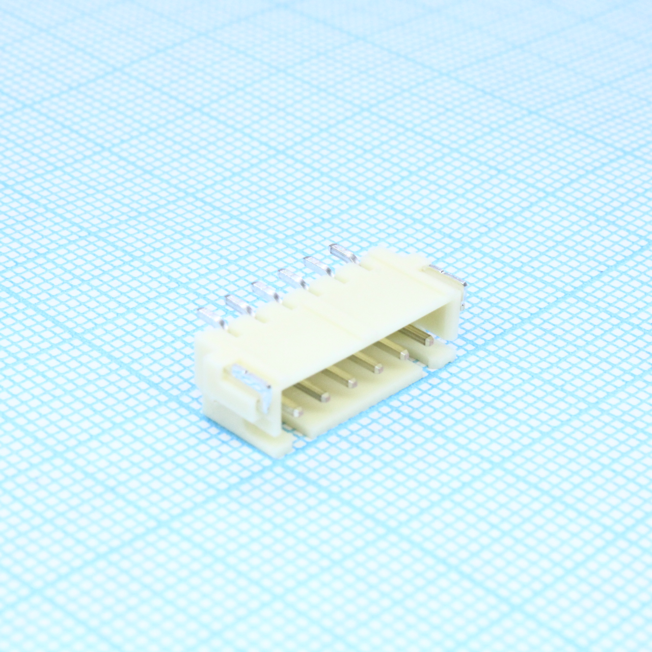 S6B-XH-SM4-TB (LF)(SN) - Серия XH. Разъем типа провод-плата, угловой, 2.5 мм, 6 контакт(-ов), Штыревой Разъем,  Поверхностный монтаж