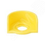 Кожух защитный для кнопки аварийного останова 60мм, желтый, полукруг SB4BZ005