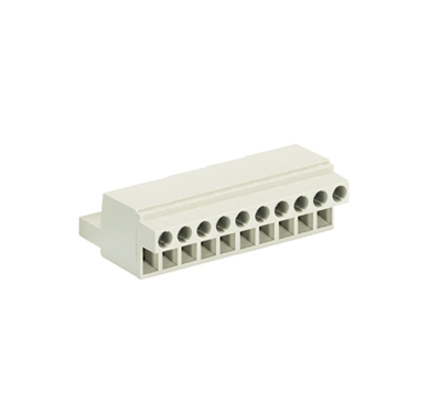 Вилка Wiecon 8213 S / 10 G OB GR OF - Вилочный разъем, вертикальный, без боковых стенок, на плату, шаг 5,08 мм, 10 полюсов, фиксация на плате пайкой, 400V, 12А, без маркировки, цвет: серый, серия 8213 S GOF