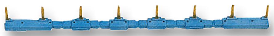 095.18 - 8-полюсная перемычка для розеток серии 95.05; синий