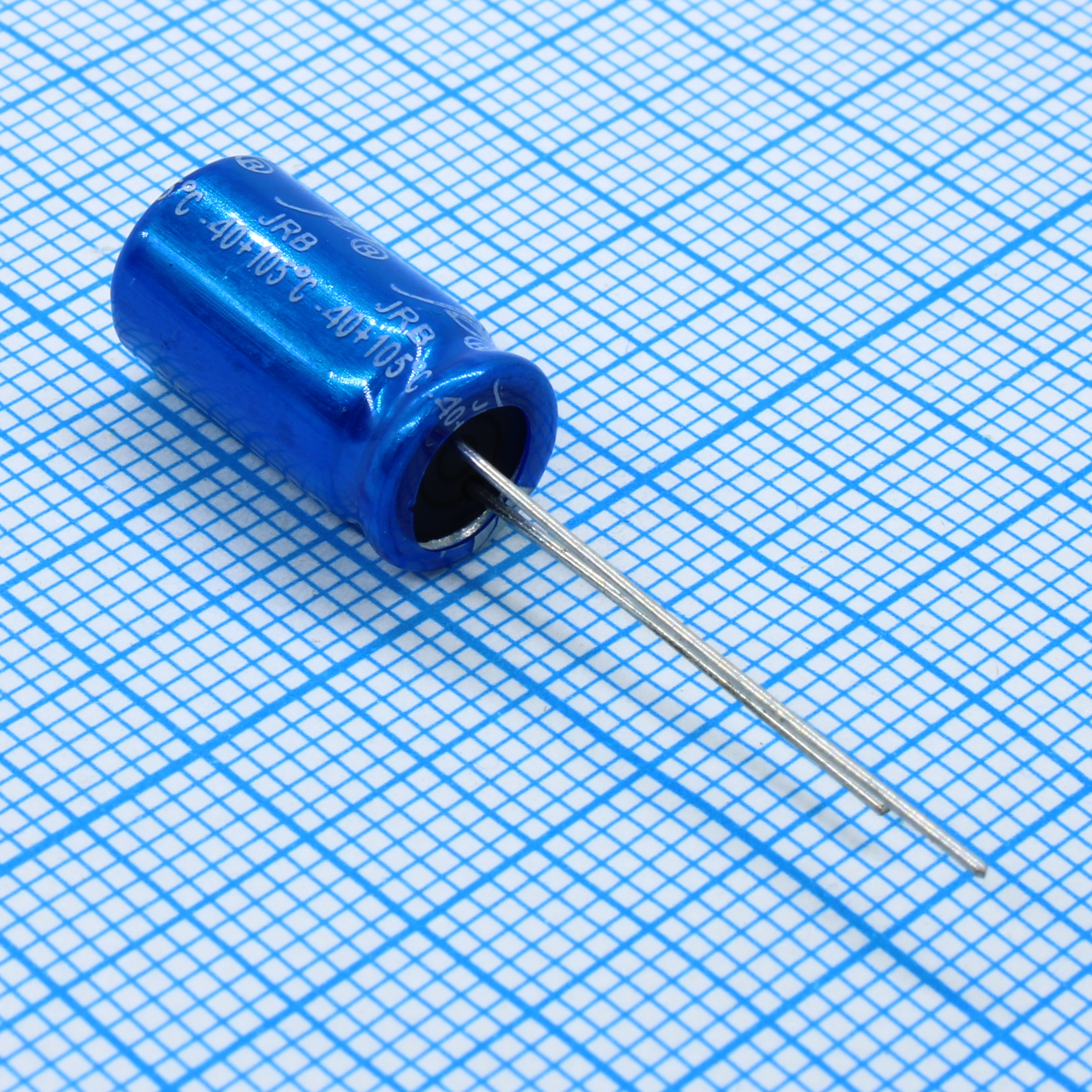 JRB1J101M03500800140000B - Конденсатор алюминиевый электролитический 100/63В  0814 105°С