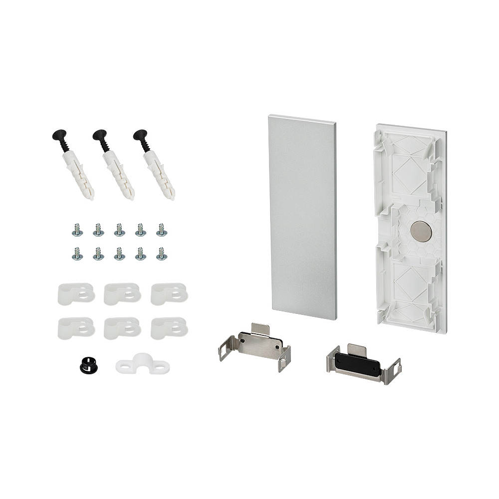 Заглушка S2-WALL-X2-H128 Silver 021232 - Заглушки для профиля S2-WALL-X2-H128. В комплекте 2шт. Цена за 1 комплект.