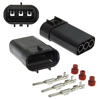 DJ70311A-2.2-11/DJ611-2.2 - Разъем авт. соединитель DJ70311A-2.2-11/DJ611-2.2, 12/ 24 (DC) В