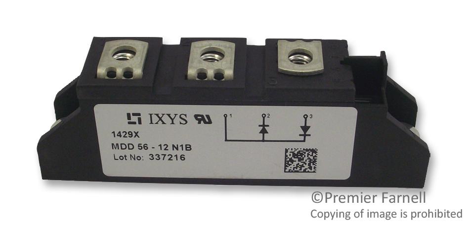 MDD56-16N1B - Мощный диодный модуль 1.6кВ 95А TO240AA