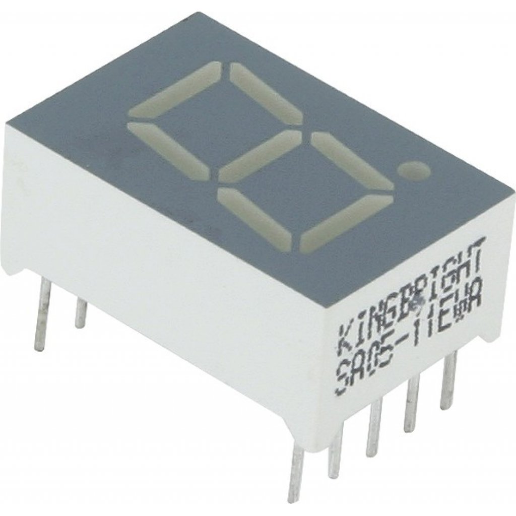 SA05-11EWA - 1 разрядный индикатор 12,7мм/красный/625нм/3-8мкд/ОА