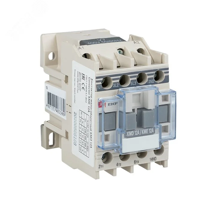 Контактор КМЭ 12А кат. 220В AC 1НО ctr-s-12-220
