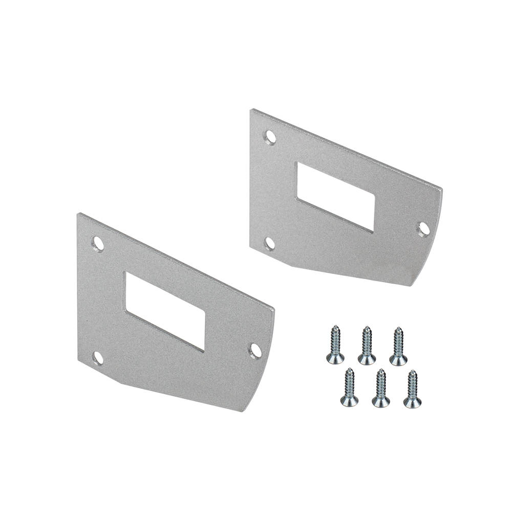 Заглушка для SHELF-MULTI с отверстием (ANR, Металл) 017309 - Пара заглушек с отверстием для профиля SHELF-MULTI. Материал - окрашенный металл. В комплекте 2шт, шурупы. Цена за комплект.