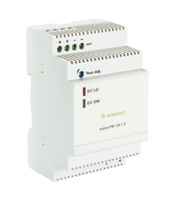 Блок питания WIPOS PB1 24-1.5 - Источник питания, однофазный, 24 V / 1,5 A, 36 W; диапазон входных напряжений: 90 – 264 V AC, 120 – 375 V DC; габариты (мм): ширина x высота x глубина: 53 x 91 x 57; вес 0,19 кг; монтаж: на DIN рейку, температура окружающей