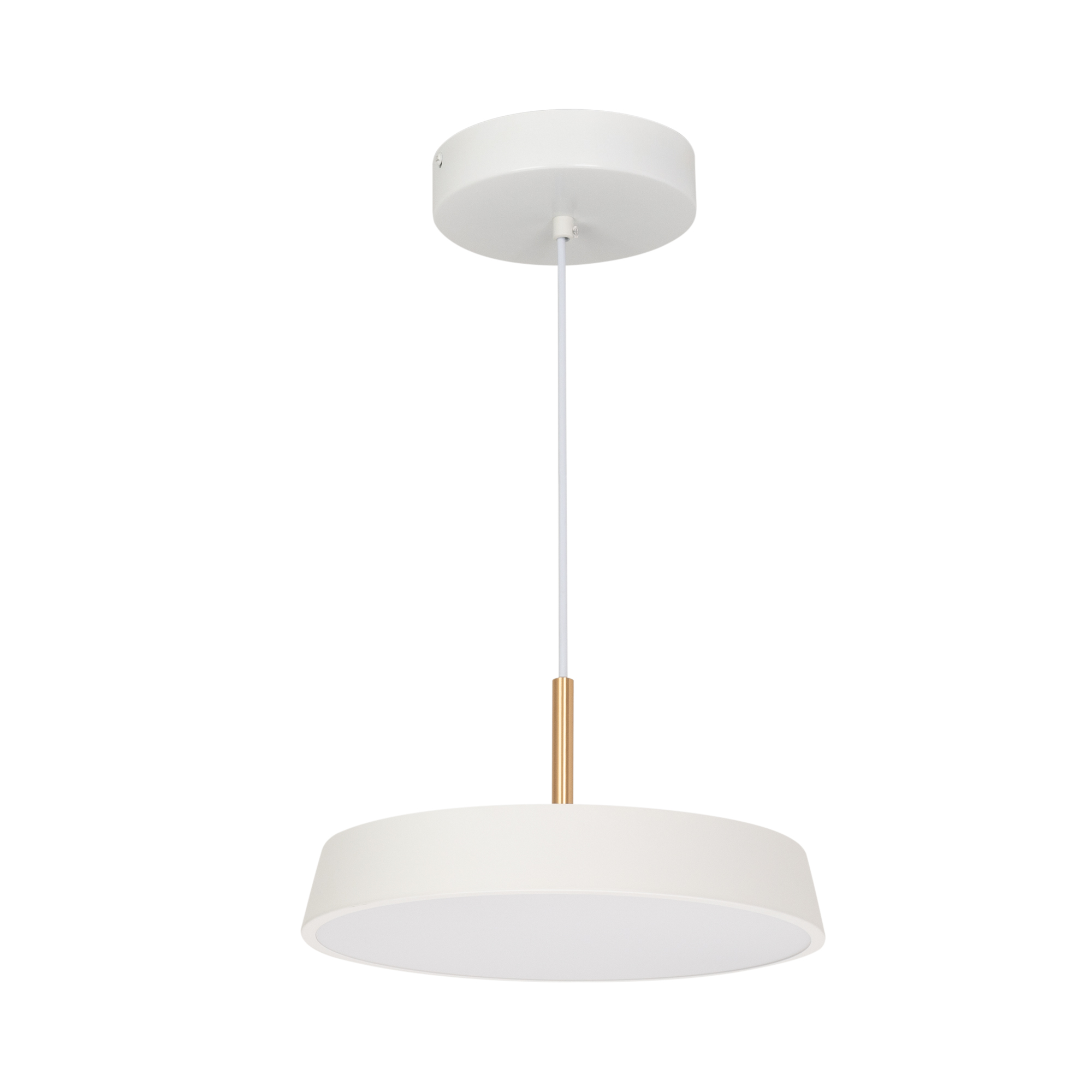 Светильник SP-ELEGANT-R300-17W Warm3000 (WH, 120 deg, 230V) 033914(1) - Подвесной светильник. Мощность 17 Вт, св. поток 1258 лм, 74 лм/Вт, теплый 3000 K, CRI>80, угол 120°, напряжение питания 230 В. Белый круглый корпус из стали, экран PMMA, степень защит