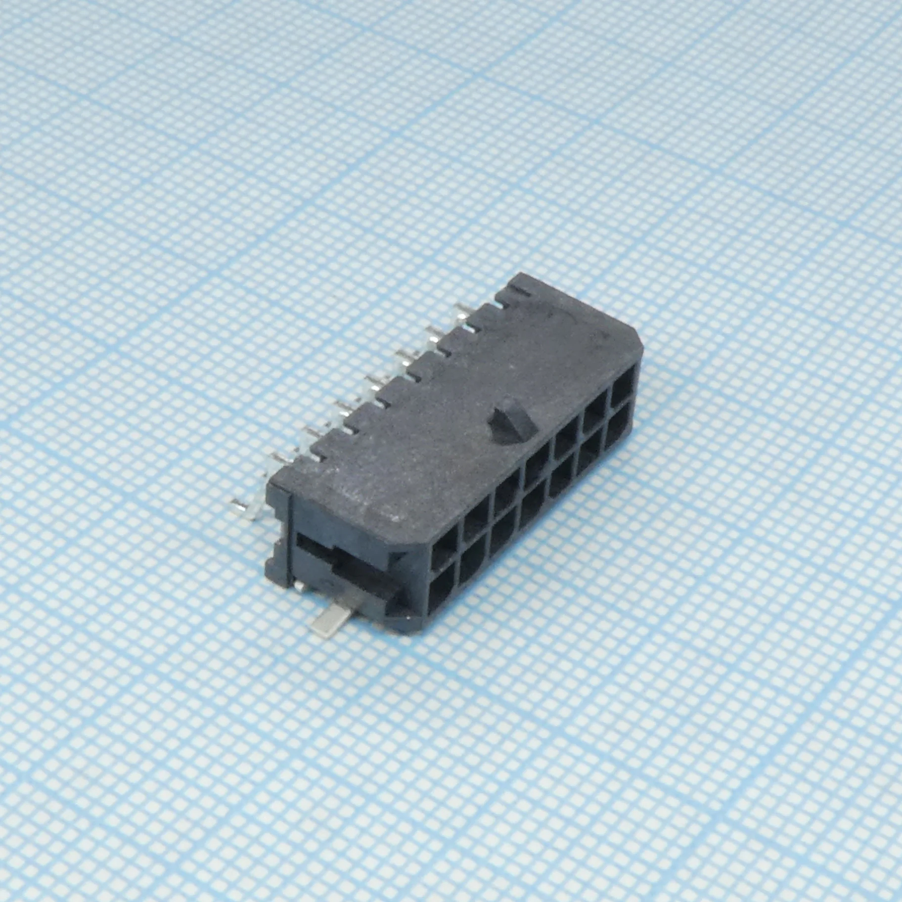 430451409 - Разъем провод<-->плата, 14 контактов, Штыревой Разъем 3 мм, серия Micro-Fit 43650 для поверхностного монтажа лента на катушке