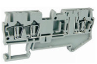 Клемма для подкл. модулей UJ5-2.5/2X2FD - Клемма для подключения модулей, 4 точки подключения в клемме, тип фиксации провода: пружинный, номинальное сечение: 2,5 мм кв., 16A, 400V, ширина: 5,2 мм, цвет: серый, тип монтажа: DIN 35