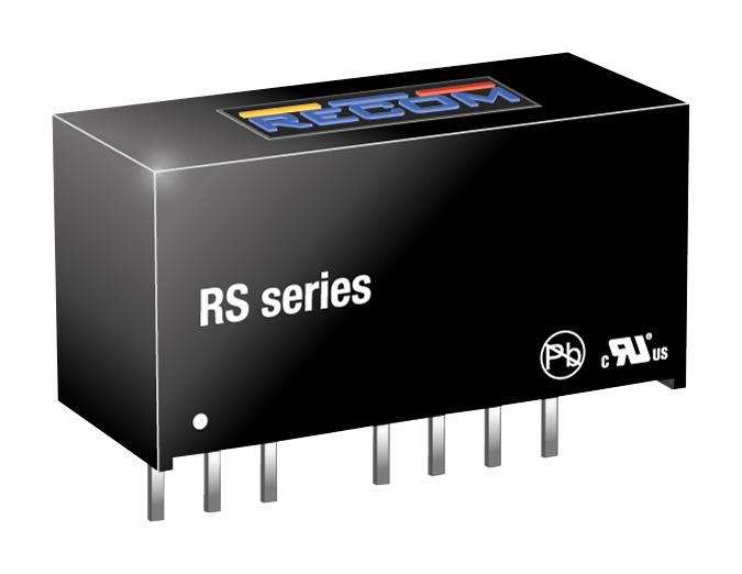 RS-2405S - Преобразователь DC/DC на печатную плату вход 24В выход 5В 0.4A 2Вт 7-Pin SIP туба