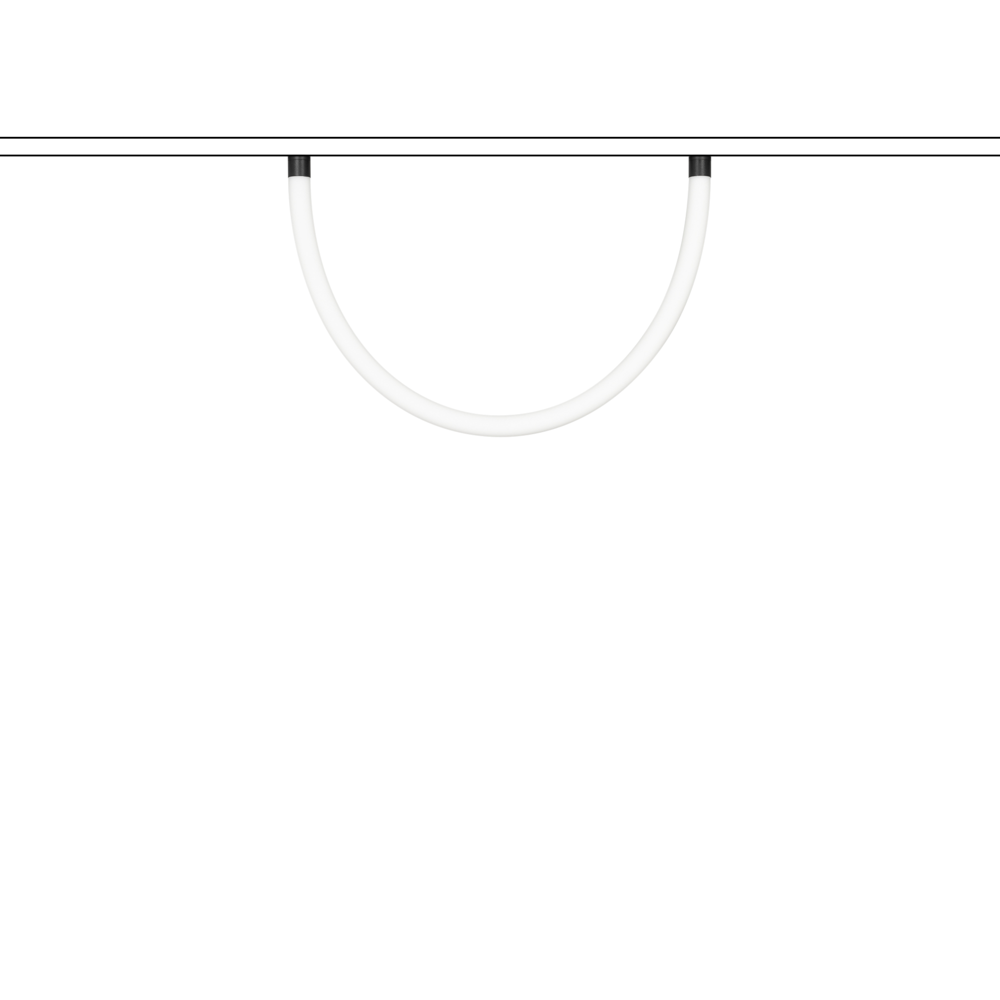 Светильник MAG-FLEX-TUBE-ELASTIC-L1000-14W Day4000 (BK, 360 deg, 48V) 034048 - Светильник гибкий для магнитных треков серии FLEX. Мощность 14 Вт, св. поток 940 лм, 67 лм/Вт, дневной 4000 K, CRI>90, угол 360°, напряжение питания 48 В. Матовый белый фигурны