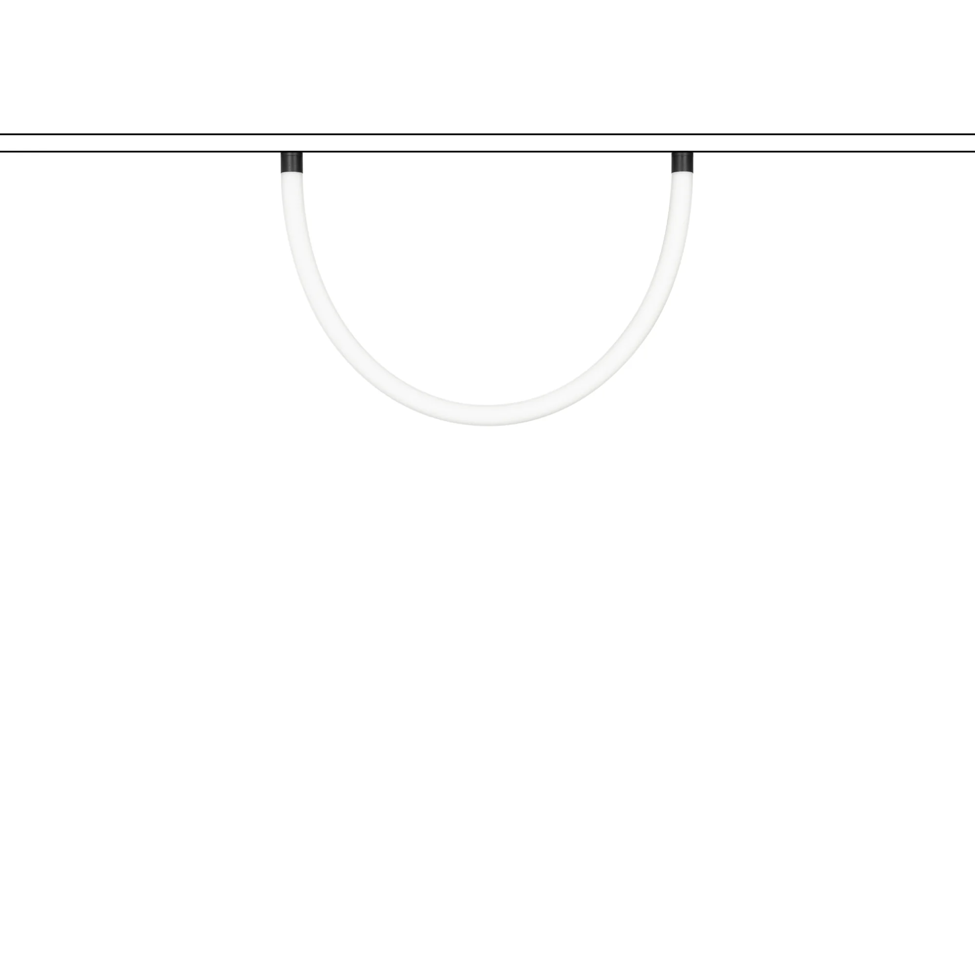 Светильник MAG-FLEX-TUBE-ELASTIC-L1000-14W Day4000 (BK, 360 deg, 48V) 034048 - Светильник гибкий для магнитных треков серии FLEX. Мощность 14 Вт, св. поток 940 лм, 67 лм/Вт, дневной 4000 K, CRI>90, угол 360°, напряжение питания 48 В. Матовый белый фигурны