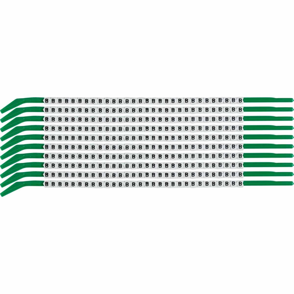 brd313161 - SCN-09-B  клипсы, легенда "B", нейлон, для провода диаметром 2.5-3.0мм, 300 шт. в упак.